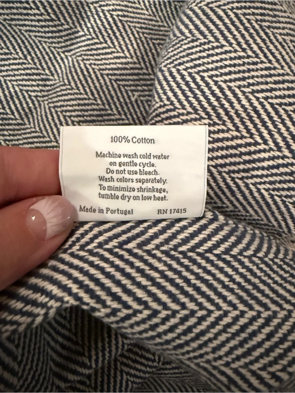 Sferra Navy Celine Throw NEW